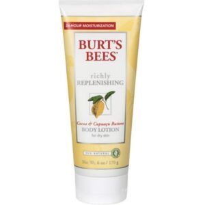 Burt's Bees Replenishing Body Lotion Cocoa & Capuacu Butters 6 oz (Pack of 2)