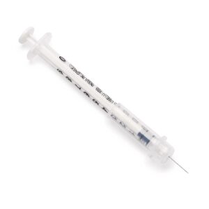 Safety Insulin Syringes with Needle and Shield